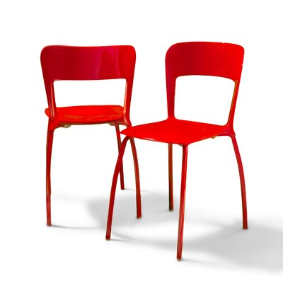 Best Selling Home Decor Red Modern Chairs - Set of 2