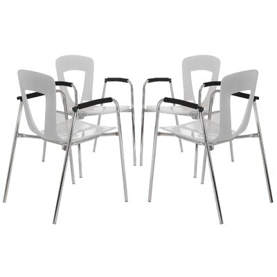 Christopher Knight Home Kennedy White Modern Chair (Set of 4)