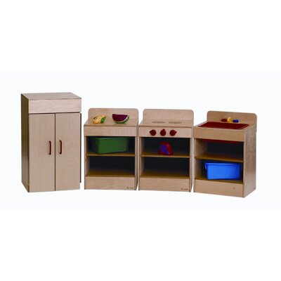 Stoves Kitchen Appliances on Wood Designs 4 Piece Tot Kitchen Appliances Set