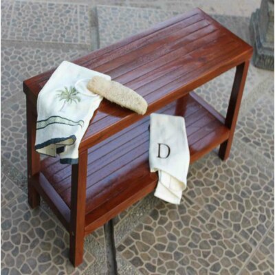 Classic Teak Spa Traditional Shower Stool Size: 30
