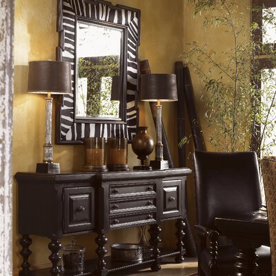 Kingstown Regiment Console Table and Mirror Set