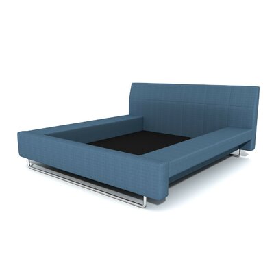 Hamlin Platform Bed Size: King, Upholstery: Calvin CharCoal