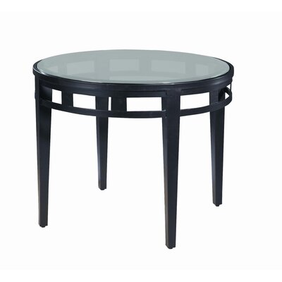 Allan Copley Designs 220202G Madrid Round Glass Top End Table