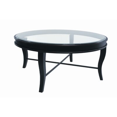 Allan Copley Designs 230401RG Dania Round Glass Top Cocktail Table