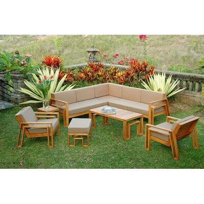 Outdoor Sectionals on Maku Outdoor Teak Sectional Seating Group   Ss09