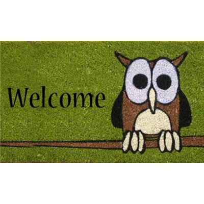 Home & More Owl Welcome Doormat
