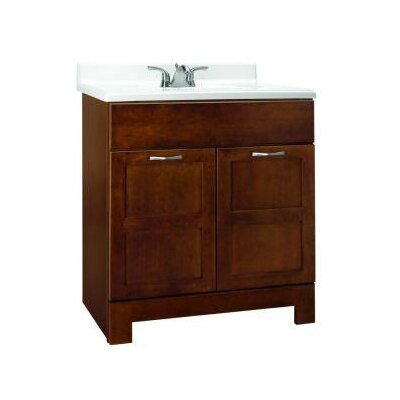RSI Home Products CACO30Y Casual 30 in. Vanity Cabinet Only, Cognac
