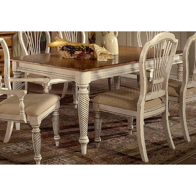 Antique White Dining Room Furniture on Hillsdale Wilshire Antique White Dining Table   4508 819