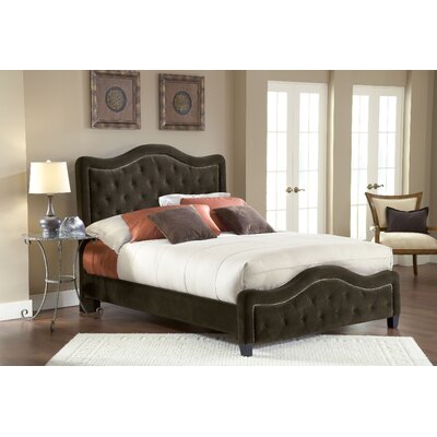 Trieste Fabric Bed Size: Queen, Fabric: Chocolate