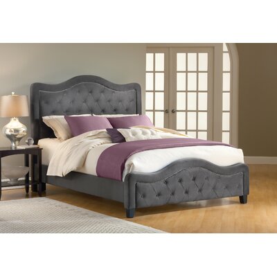 Trieste Fabric Bed Size: King, Fabric: Pewter