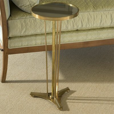 French Modern End Table Finish: Antique Brass