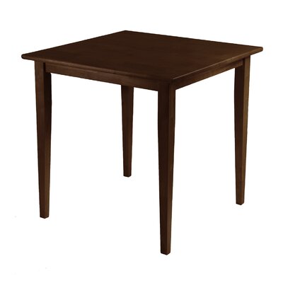 Winsome Groveland Square Dining Table in Antique Walnut Best Price