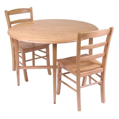 Winsome Basics Drop Leaf Kitchen Table and Chair Set Best Price