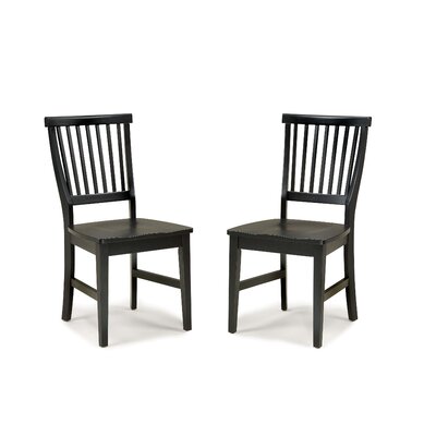 Home Styles Arts and Crafts Dining Chairs (Set of 2) in Ebony Best Price