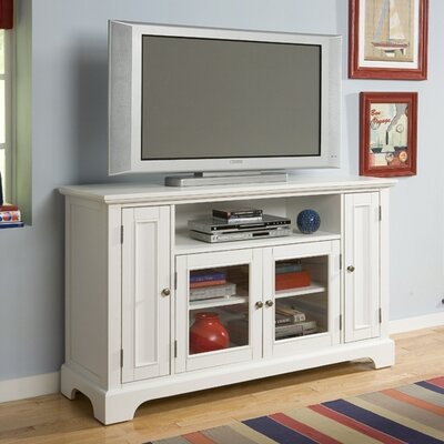 Home Styles Naples Entertainment Credenza in White