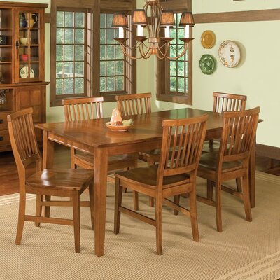 Home Styles Arts and Crafts 7 Piece Cottage Oak Dining Set Best Price
