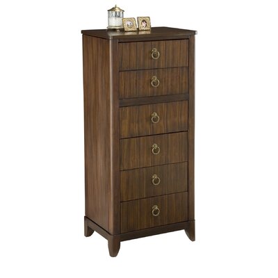 Home Styles Paris Mahogany Lingerie &amp; Jewelry Chest