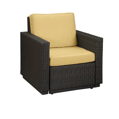 Home Styles Riviera Harvest All-Weather Wicker Arm Chair
