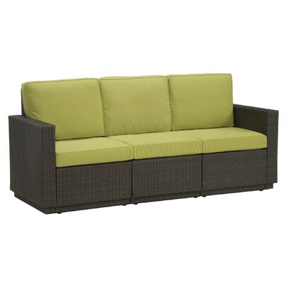 Home Styles Scottsdale Green Apple Outdoor 3-Seat Sofa