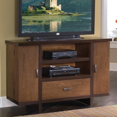 Home Styles 5539120 Walnut Geo Deluxe Entertainment Center
