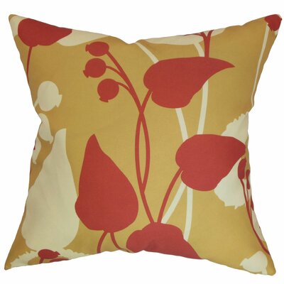 Gardenia Floral Polyester Pillow