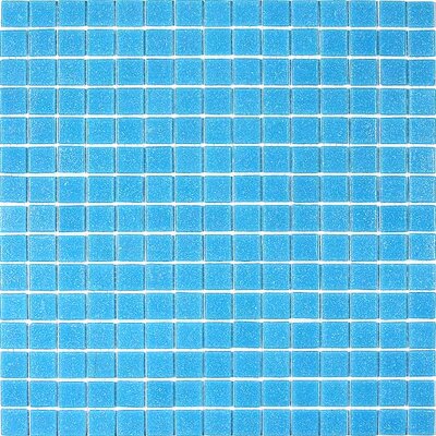 Classic Tesserae 12-7/8 x 12-7/8 Glass Tile in Cool Blue