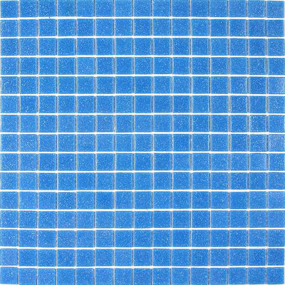 Classic Tesserae 12-7/8 x 12-7/8 Glass Tile in Pool Blue