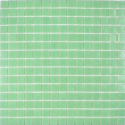 Classic Tesserae 12-7/8 x 12-7/8 Glass Tile in Green Ice