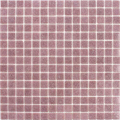 Classic Tesserae 12-7/8 x 12-7/8 Glass Tile in Purple Rose