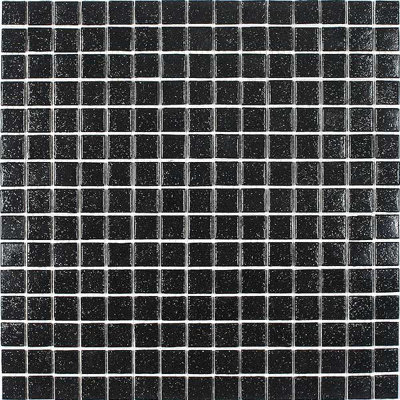 Classic Tesserae 12-7/8 x 12-7/8 Glass Tile in Black