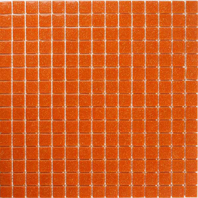 Classic Tesserae 12-7/8 x 12-7/8 Glass Tile in Sunfire Red