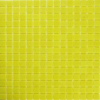 Classic Tesserae 12-7/8 x 12-7/8 Glass Tile in Yellow