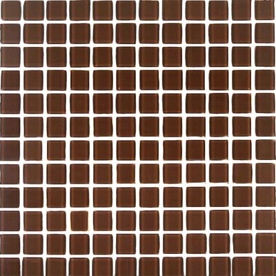 Cristezza Select 11-3/4 x 11-3/4 Cristezza Select Glass Tile in Milk Chocolate