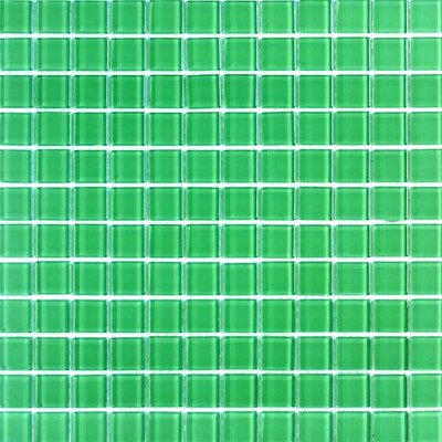 Cristezza Classic 11-3/4 x 11-3/4 Cristezza Classic Glass Tile in Mint Green