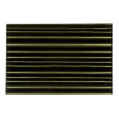 3D 12 x 8 Barcode Glass Tile in Gold