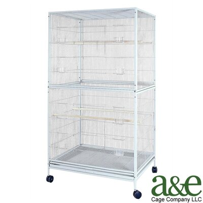 Extra Large Flight Bird Cage Color: Pure White