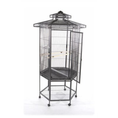 A & E Cage Co. Hexagonal Bird Cage with 27 in. Panels