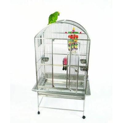 A & E Cage Co. Stainless Steel Premium Bayard Dometop Bird Cage