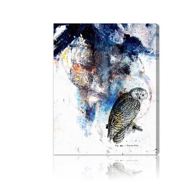 Snowy Owl Canvas Wall Art Size: 12 x 16