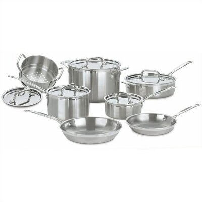 Cuisinart Multiclad Pro Stainless-Steel 12-Piece Cookware Set