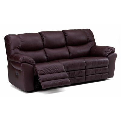 Divo Leather Reclining Loveseat Type: Manual Recline, Color: Broadway Alabaster