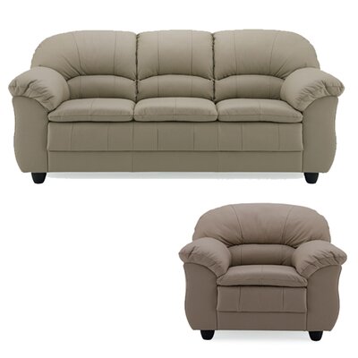 Monza Leather Sofa, Chair and Loveseat Set