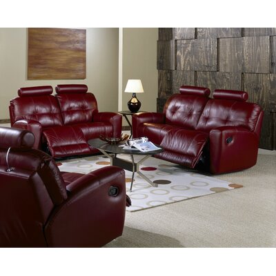 Galore 2 Piece Leather Reclining Living Room Set