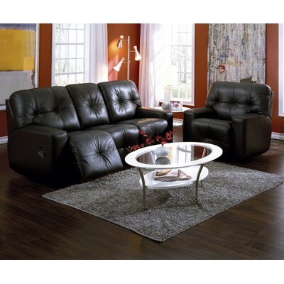 Mystique 2 Piece Leather Reclining Living Room Set