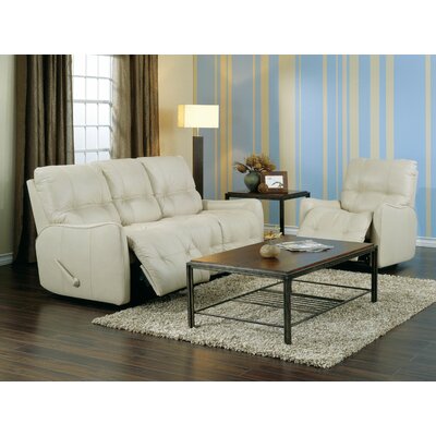 Bounty 2 Piece Leather Reclining Living Room Set