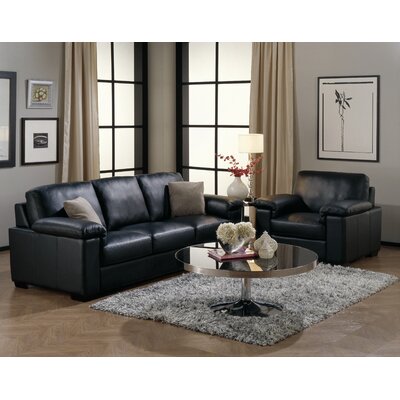Living Room Leather on Furniture Westend 2 Piece Leather Living Room Set   77322 Leather