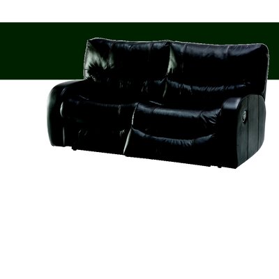 Nuzzle Leather Reclining Loveseat Color: Broadway Alabaster, Type: Manual Recliner
