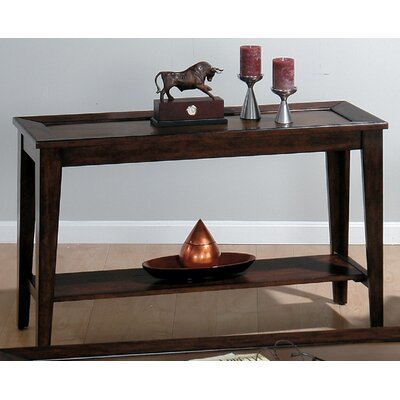 Solid Wood Furniture Seattle on Jofran Seattle Sofa Table In Chestnut Brown