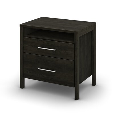 Gravity Collection Night Stand in Ebony