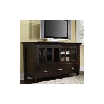 Hammary Urban Flair Entertainment Console in Umber Finish